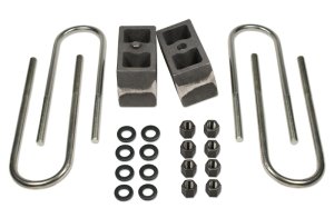 Ford Excursion Suspension Lift Kit - Rear - Tuff Country - Rear Block & U-Bolt Kit Non-Tapered - `00-`05